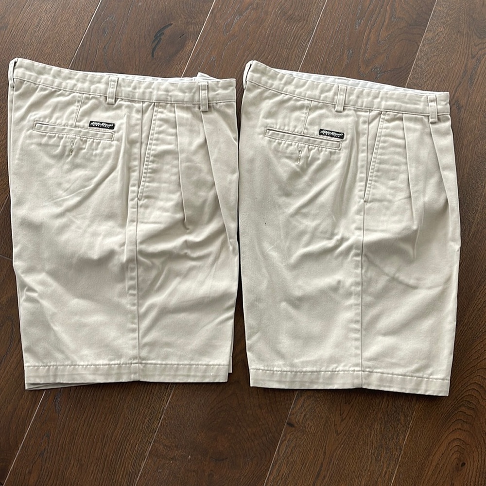Eddie Bauer Khaki Shorts TWO Pair